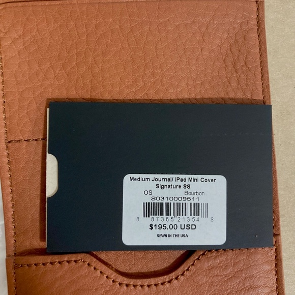 SHINOLA DETROIT LEATHER IPAD MINI / MED. JOURNAL TWO OPTIONS - Picture 7 of 14